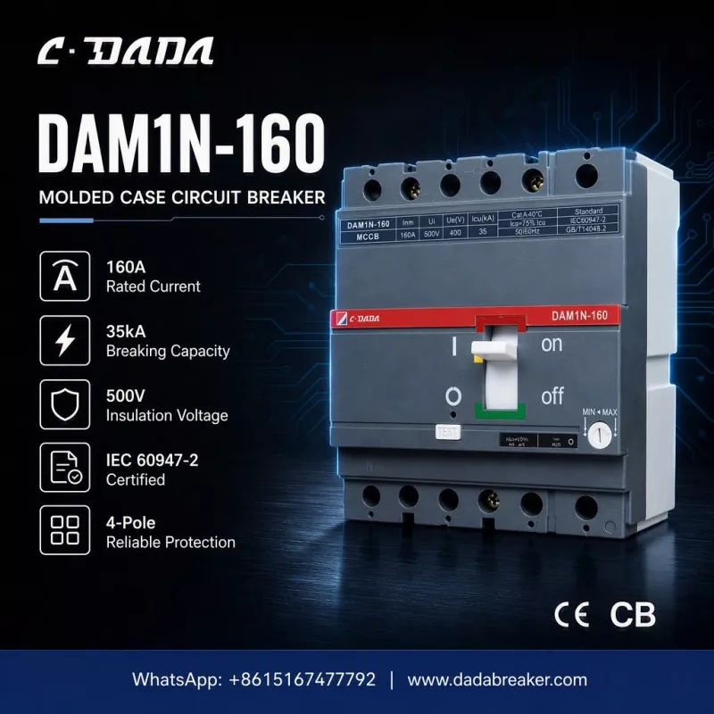 Precision Protection for Industrial Networks: C·DADA DAM1N-160 MCCB