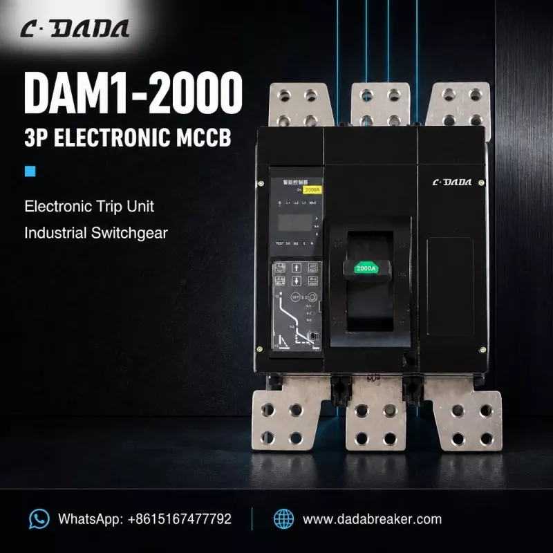DAM1-2000 3P Electronic MCCB rau Industrial Switchgear | C·DADA Electric