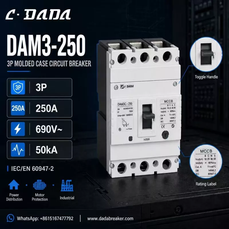 Daim ntawv qhia tswv yim rau Moulded Case Circuit Breakers