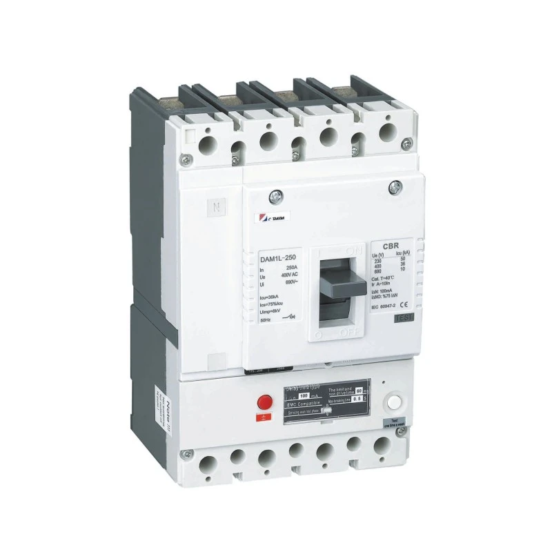 AC Hom Circuit Court Breaker nrog Residual Tam Sim No Ua Haujlwm